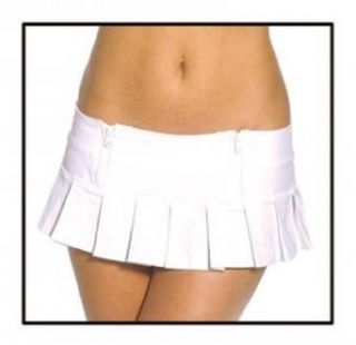 Body Language Fashions Women's Pleated Mini Skirt with Zippers Miniskirts