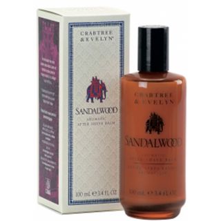 Crabtree & Evelyn For Men Sandalwood Aromatic Aftershave Balm (100ml)      Health & Beauty