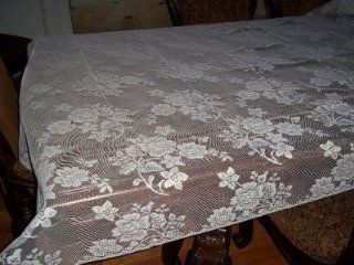 Lace Tablecloth White 60 x 120 Floral Formal Casual Dining ITCF801  