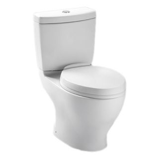 Toto Cst412mf10#01 Cotton White Aquia Dual Flush Toilet