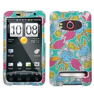 Rose Garden Protector Case Snap On Hard Cover for HTC EVO 4G Sprint Cell Phones & Accessories
