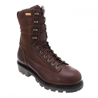 Timberland Pro Titan® Terrain WP 10 Inch Safety Toe w/ Side Zip  Men's   Chocolate Brown