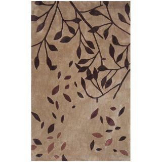 Hand tufted Symphony Falling Leaves Rug (8 X 11)