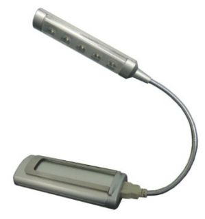 Ritelite LPL792XLB Wireless 5 LED Touch On USB/Battery Operated Computer/Book Light    