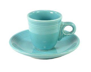 Fiesta Turquoise 807 After dinner Cup and Saucer Set After Dinner Coffee Cup With Saucer Kitchen & Dining