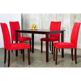 Warehouse Of Tiffany Warehouse Of Tiffanys 5 piece Red Blue Shino Dining Set Red Size 5 Piece Sets