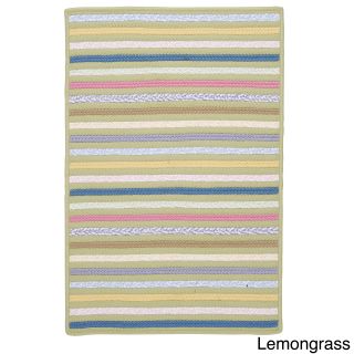 Cmi Quinn Multicolor Stripe Reversible Area Rug (8 X 10) Beige Size 8 x 10