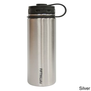 Fifty/fifty 18 ounce Double Wall Vacuum Insulated Stainless Steel Water Bottle