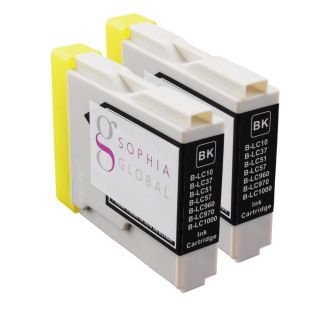 Sophia Global Compatible Ink Cartridge Replacement For Brother Lc51 (2 Black)