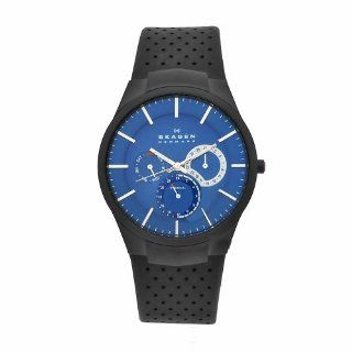 Skagen Men's 809XLTBLN Denmark Blue Leather Blue Dial Watch Skagen Watches