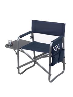Folding Directors Chair with Table and Organizer by Picnic At Ascot