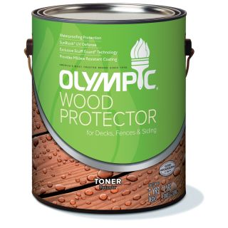 Olympic Wood Protector 1 Gallon Honey Gold Toner Exterior Stain