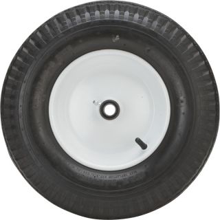 Marathon Tires Pneumatic, Heavy-Duty Wheelbarrow Tire — 3/4in. Bore, 4.80/4.00-8in.  Wheelbarrow Wheels