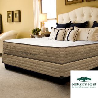 Natures Rest Natures Rest Repose Firm Latex Queen size Mattress And Foundation Set White Size Queen