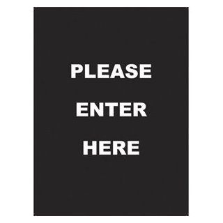 Update S811 04 Sign "Please Enter Here"  Business And Store Signs 