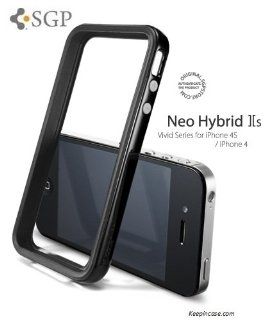 Spigen SGP08359 SGP iPhone 4/4s Case Neo Hybrid 2S Vivid Series Soul   Skin   Retail Packaging   Black Cell Phones & Accessories
