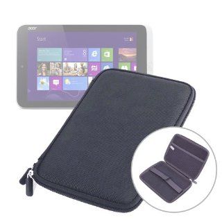DURAGADGET Black Rigid Zipped Case With Soft Lining & Elasticated Interior Strap For Vtech InnoTab 2 Learning Tablet, Acer Iconia W3, Acer A1 811 & Acer A1 811 83891G01NW Computers & Accessories