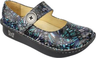 Alegria by PG Lite Paloma Mary Jane   Blue Collage Leather