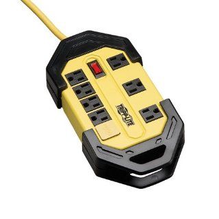 Tripp Lite TLM812GF 8 Outlet Safety Power Strip with GFCI Plug and Metal Housing 12ft Cord, OSHA Yellow Electronics