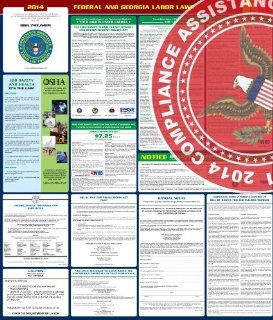 2014 Georgia State and Federal All in one Labor Law Poster   English  Prints  