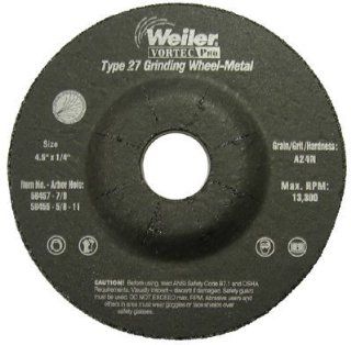 Weiler   Vortec Pro Type 27 Grinding Wheels 4 1/2" X 1/4" Type 27 Grinding A24N 804 56457   4 1/2" x 1/4" type 27 grinding a24n   Power Grinder Accessories  