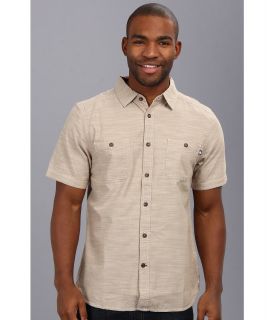 The North Face S/S Hollow Ridge Shirt Mens Short Sleeve Button Up (Beige)