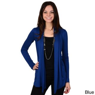 Hailey Jeans Co Hailey Jeans Co. Juniors Pleated Open Front Cardigan Blue Size S (1  3)