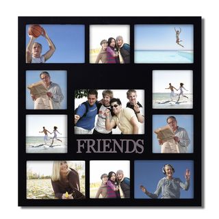 Adeco Adeco Friends 11 opening Black Collage Picture Frame Black Size 4x6
