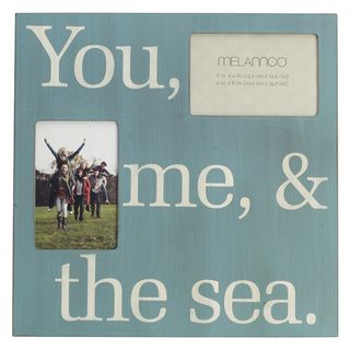 Melannco You, Me And The Sea Sentimental Wall Photo Plaque