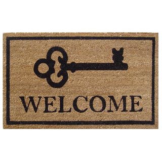 Big Key Welcome Doormat
