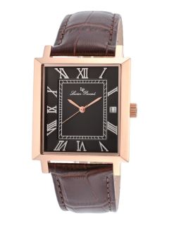 Mens Bianco Rose Gold & Brown Watch by Lucien Piccard Watches