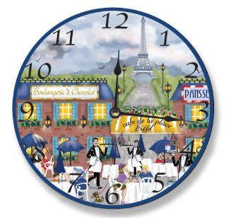 Stupell Home Paris Dining Scene Wall Clock  