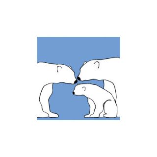 Avalisa Animal   Polar Bears Stretched Wall Art Polar Bears