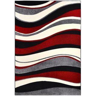 New Wave Wavy Stripe Abstract Rug