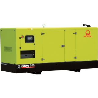 Pramac Commercial Standby Generator — 173 kW, 120/208 Volts, Perkins Engine, Model# GSW200P  Commercial Standby Generators