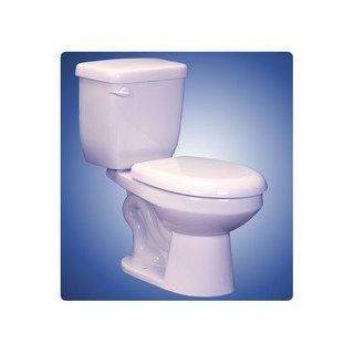 Western Pottery 822HY 12" Rough In Round Bowl Toilet with Tank   White   Two Piece Toilets  