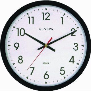 Geneva Clock Co 3980GG "Elgin" 4" Quartz Commercial Wall Clock 3980EG   Sweep