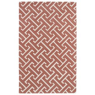 Kaleen Rugs Hand tufted Cosmopolitan Pink/ Ivory Wool Rug (96 X 13) Ivory Size 96 x 13