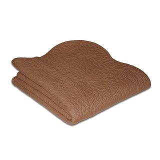 Serenity Chocolate Quilted Throw