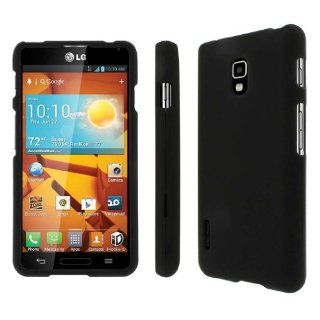 MPERO SNAPZ Series Rubberized Case for LG Optimus F7 US780   Black Cell Phones & Accessories