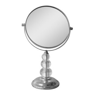 Free Standing Bead Design 5x Magnifying Makeup Mirror