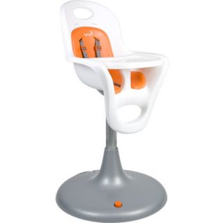 Boon FLAIR CHAIR Pedestal Highchair 704 Seat Color Coconut, Pad Color Tange