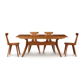 Copeland Furniture Audrey 72   96W Extension Dining Table 6 AUD 20 Finish W