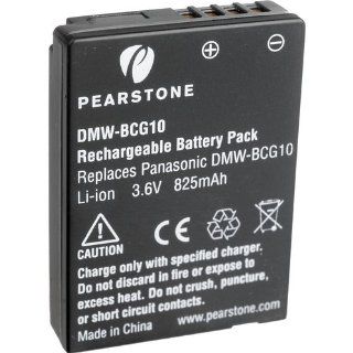 Pearstone DMW BCG10 Lithium Ion Battery Pack (3.6V, 825mAh)  Digital Camera Batteries  Camera & Photo