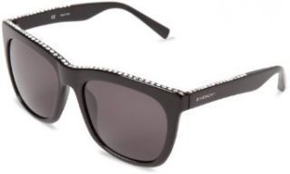 Givenchy Sunglasses SGV819 700S Wayfarer Sunglasses,Black,One Size Clothing