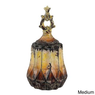 Vintage Yellow Ceramic Vase Decorative Accessory