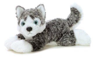 Aurora Plush Tundra Husky Dog Flopsie   12" Toys & Games