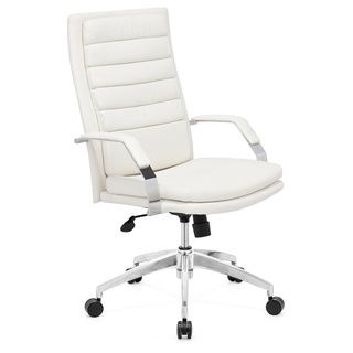Director Comfort White Office Chair