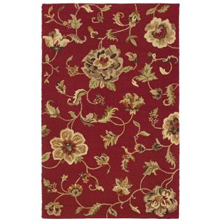 Lnr Home Dazzle Red Rectangle Area Rug (36 X 56)