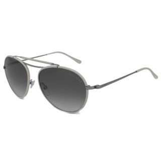 Tom Ford Mens Tf0247 Burke White/gray Aviator Sunglasses